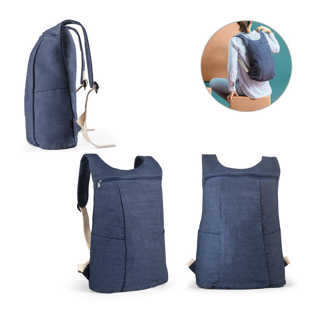 Mochila casual em denim reciclado DENIM BPACK.